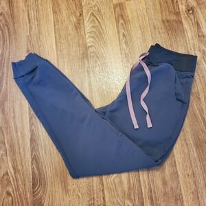FIGS Scrub Pants Women XS Gray Zamora Jogger Technical‎ Collection Pockets